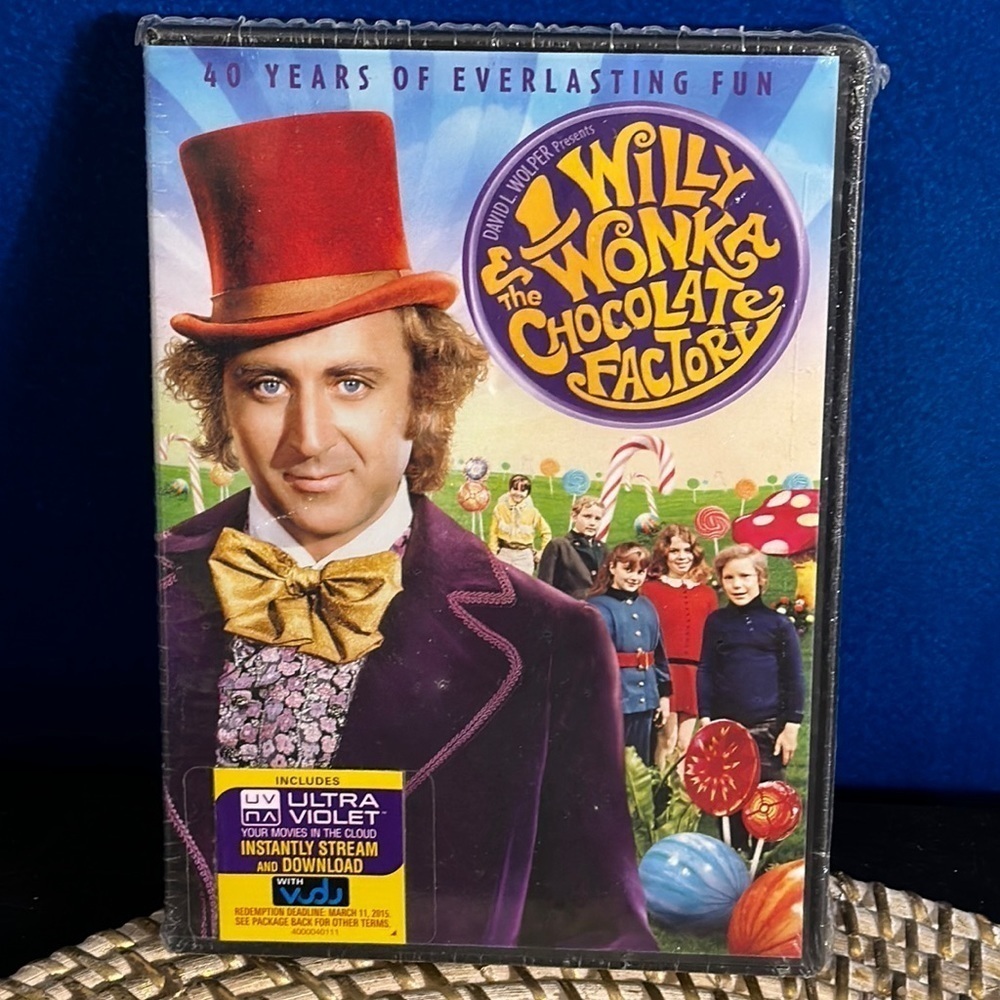 New Factory Sealed Willy Wonka & the Chocolate Factory (Dual-Layer Format) DVD
